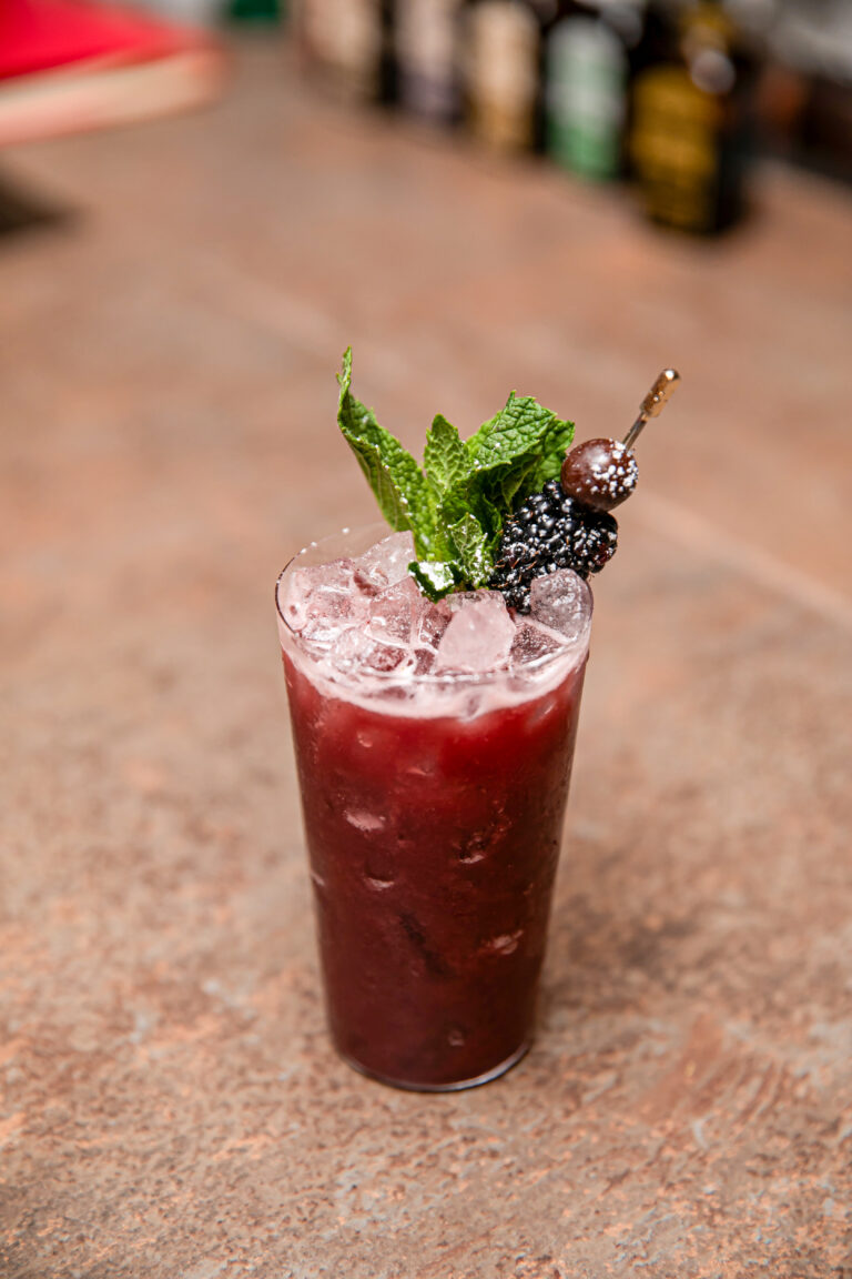 Blackberry Mint Julep ODK Fruit Puree, Syrup