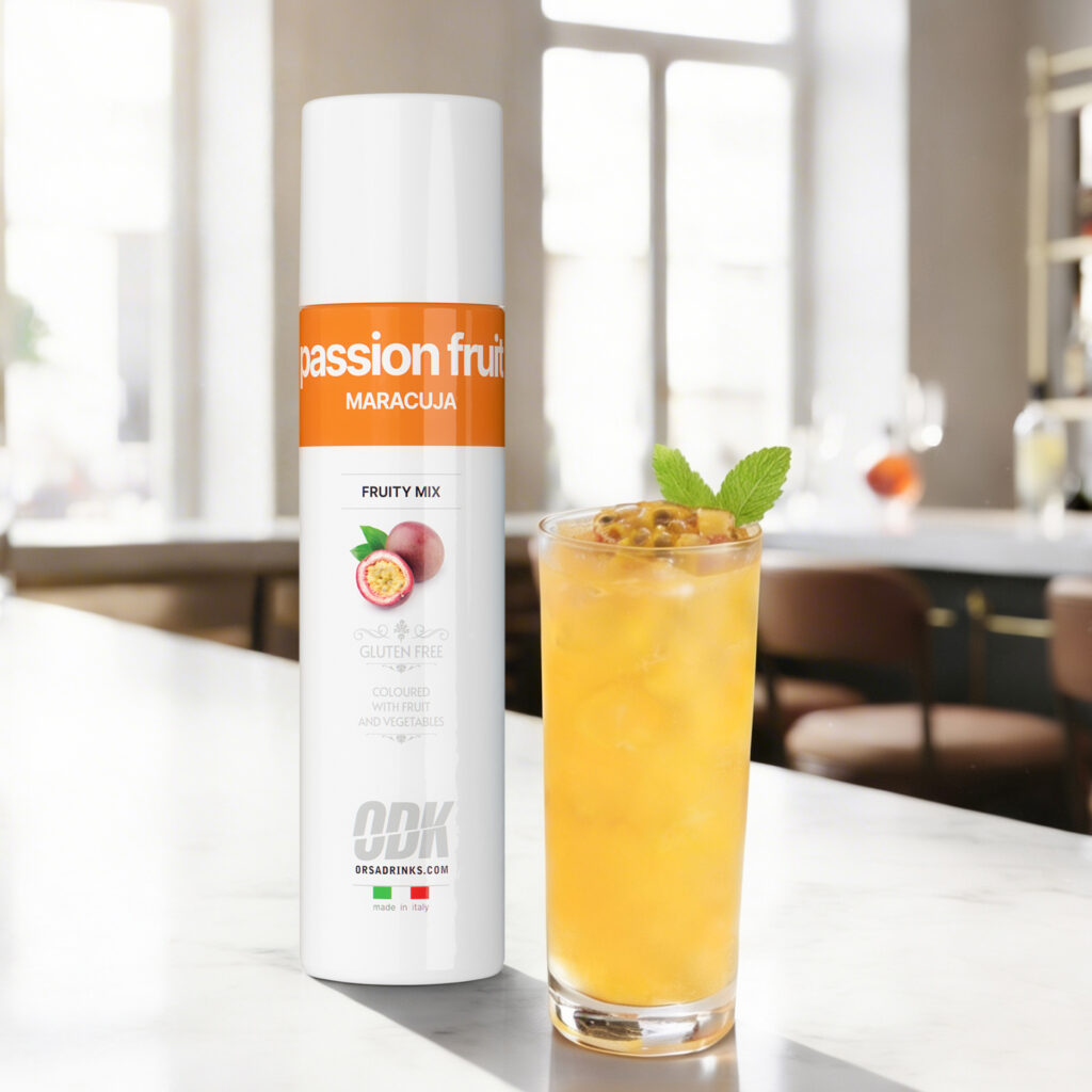Sip The Passion recipe, ODK Passion Fruit Fruity Mix, ODK Lime Juice 100% NFC
