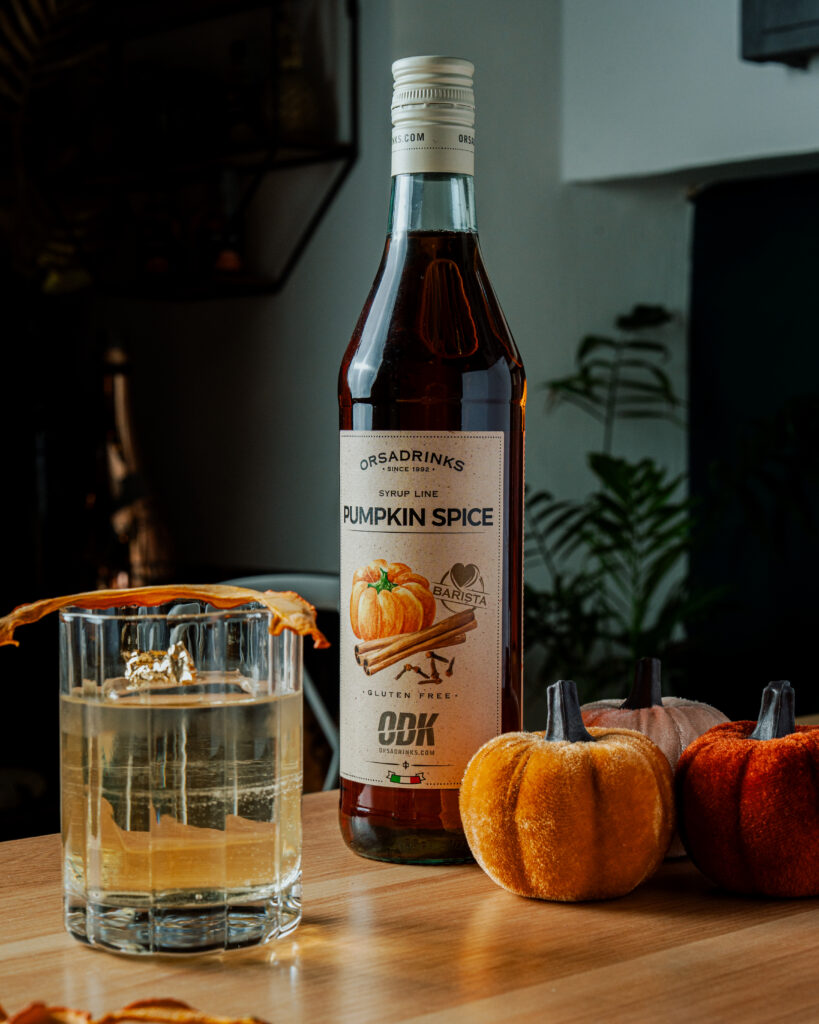 Pumpkin Fashion, ODK Pumpkin Spice Syrup , Stillabunt Orange Bitters, Stillabunt Yuzu Bitters