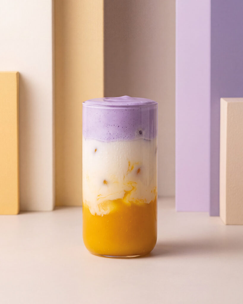Mango Ube Latte, ODK Mango Fruit Puree