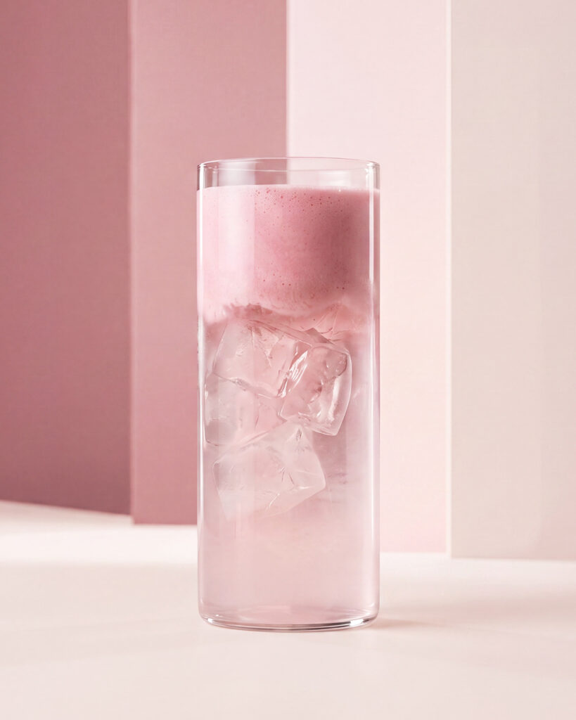 Pink Coconut Cooler, Orsadrinks Strawberry&Cream Blend