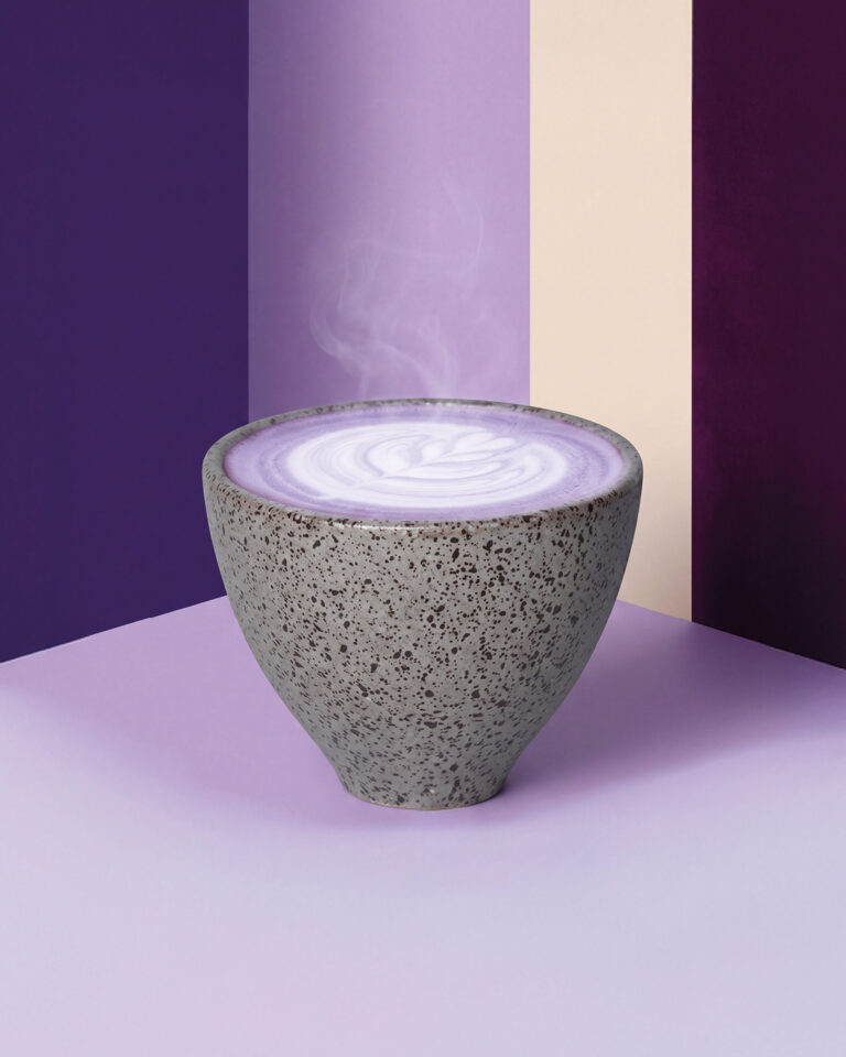 Purple Velvet Barista Latte, Orsadrinks Ube Blend, ODK Barista Syrup