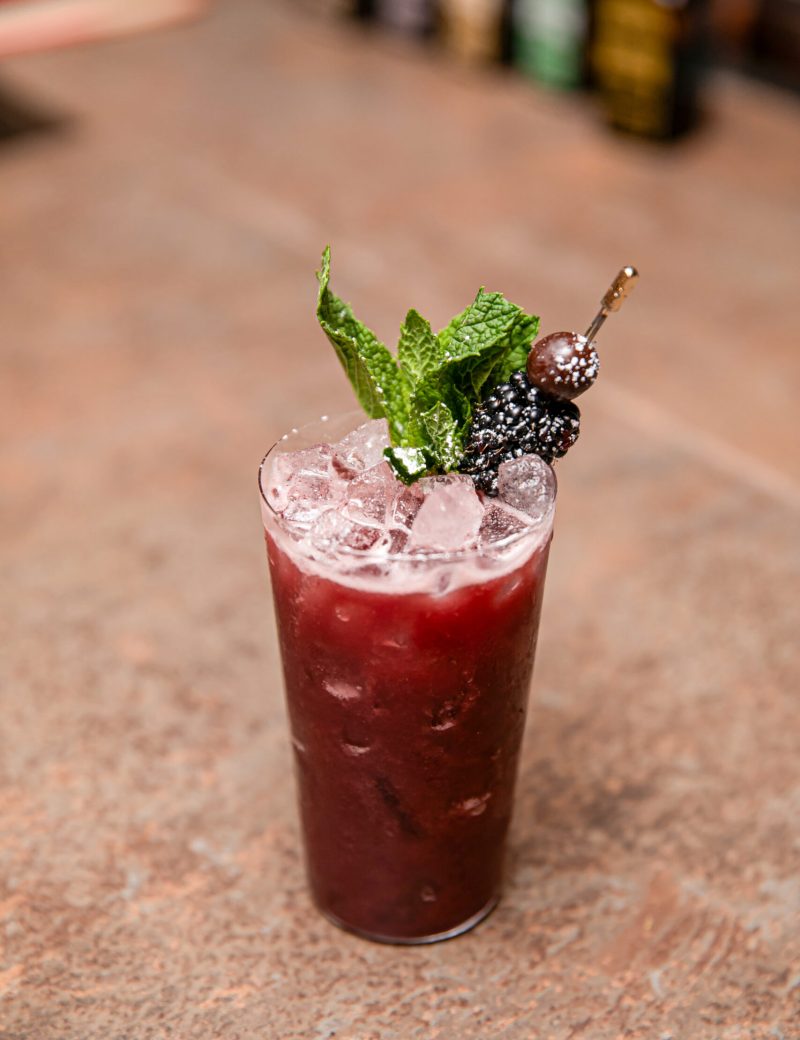 Blackberry Mint Julep ODK Fruit Puree, Syrup
