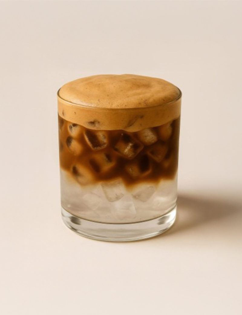 Coconut Iced Coffee, ODK Coconut Syrup.