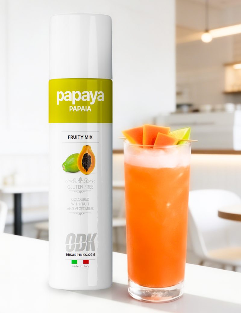 Papaya Breeze recipe, ODK Papaya Fruity Mix, ODK Lime Juice 100% NFC