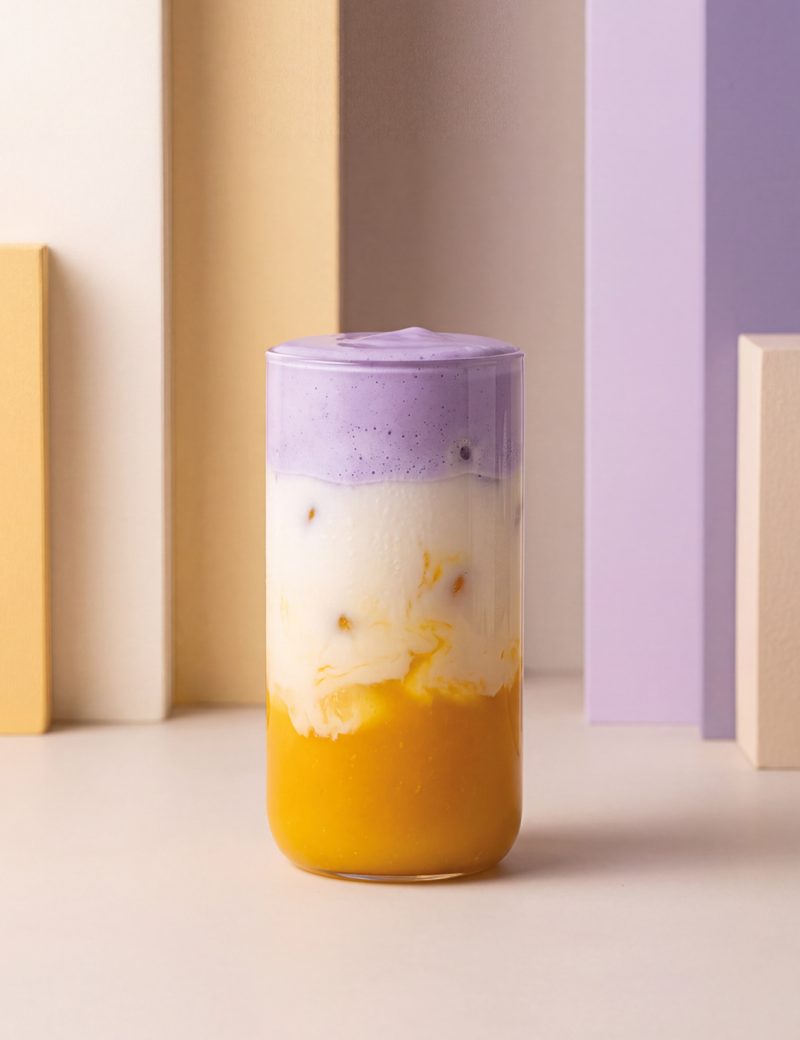 Mango Ube Latte, ODK Mango Fruit Puree