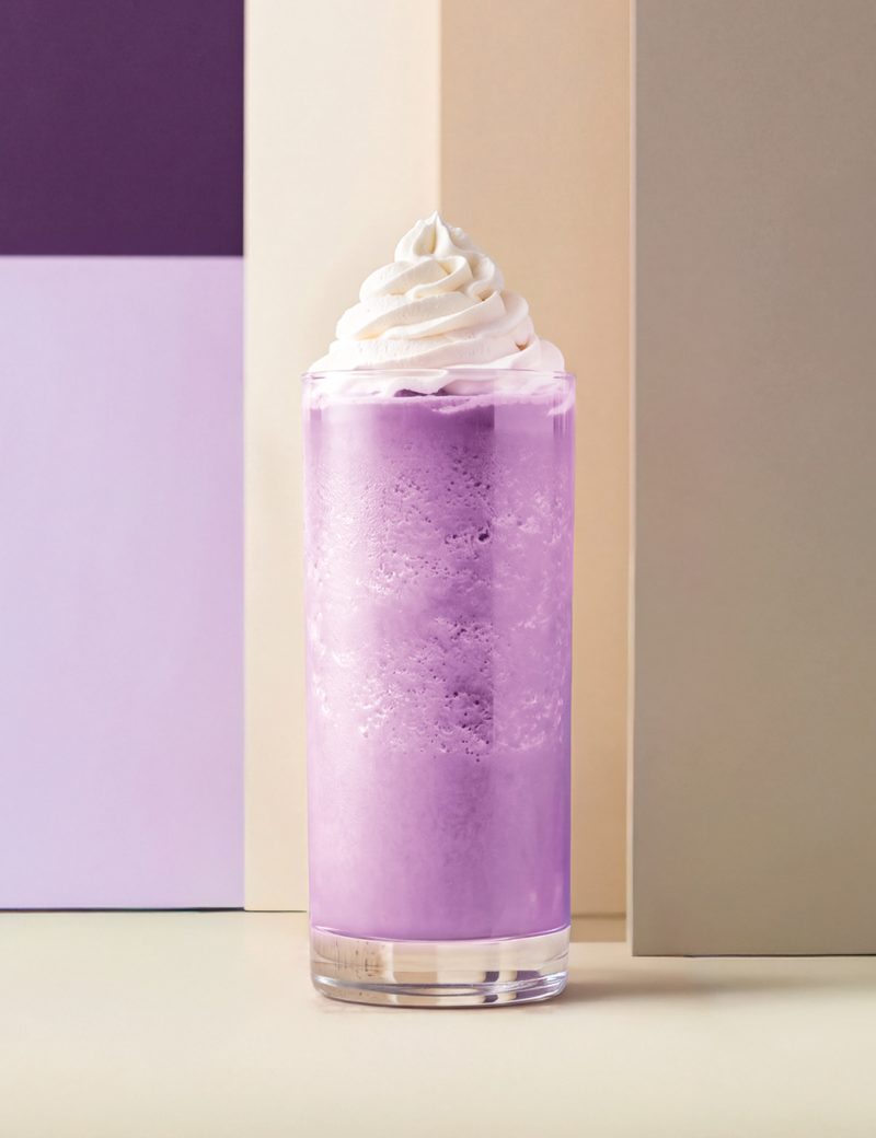 Ube Frappe, Orsadrinks Ube Blend, ODK Non-Dairy Frappè base, ODK Hints of Vanilla Frappè