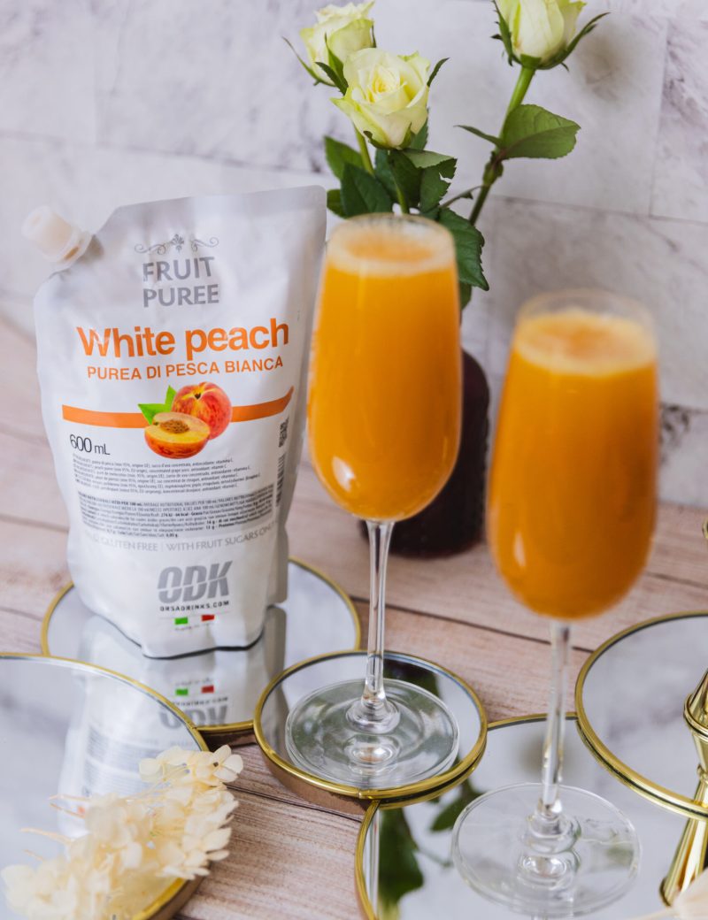 ODK White Peach Fruit Puree – Bellini ODK White Peach Fruit Puree - Bellini