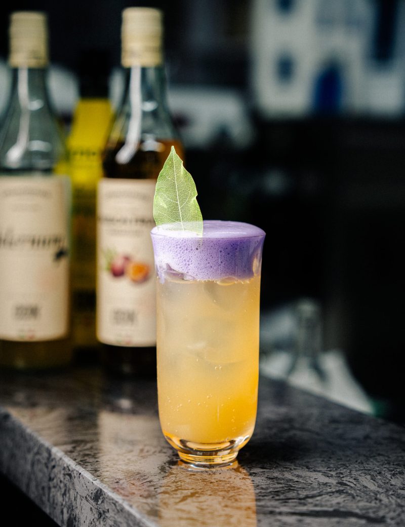 recipe syrup ODK passion fruit, falernum, Lemon Juice,