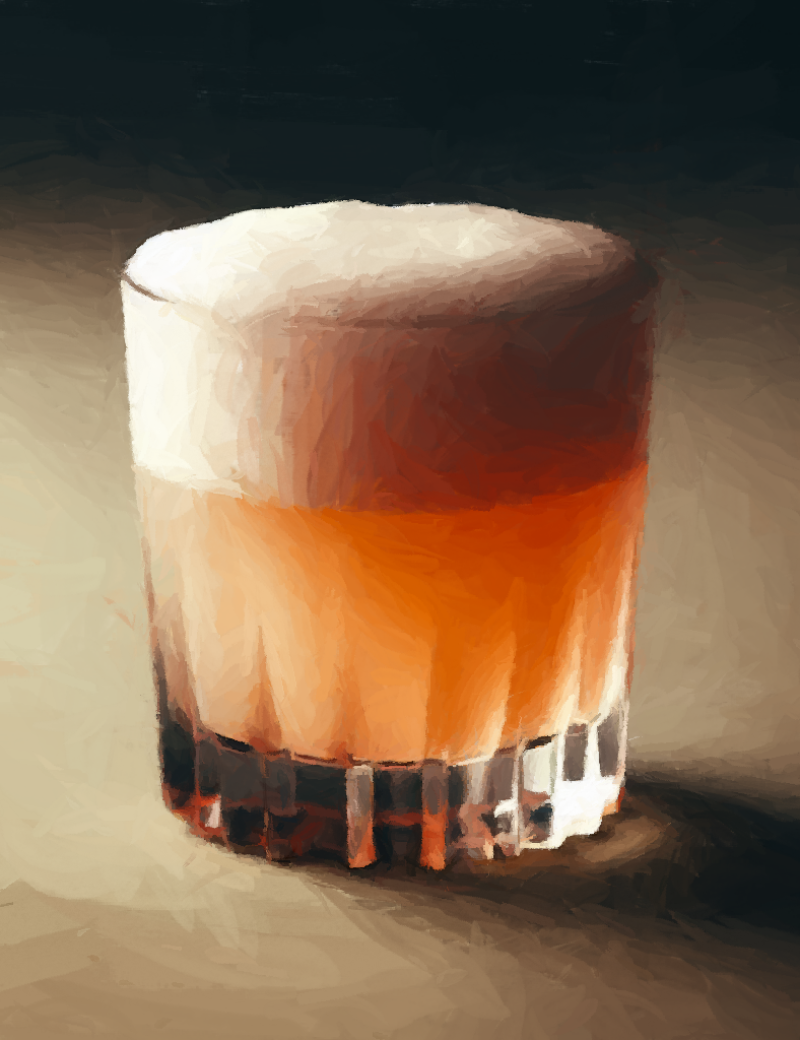 bitters chocolate pennellato